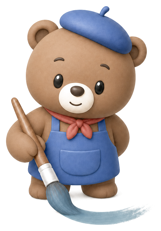Bear painter icon
